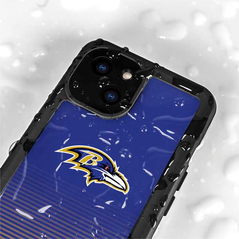 NFL Baltimore Ravens Breakaway iPhone 15 Waterproof Case
